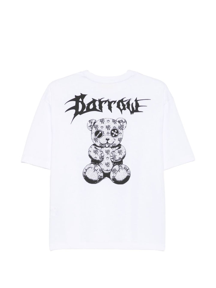 T-shirt off white per bambino F6BKJGTH121 002 Barrow Kids 