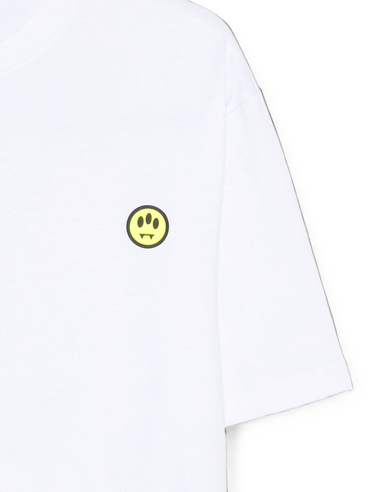 T-shirt off white per bambino F6BKJGTH121 002 Barrow Kids 