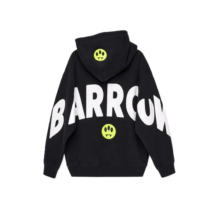 Felpa nera per bambino F6BKJUHS015 110 Barrow Kids 