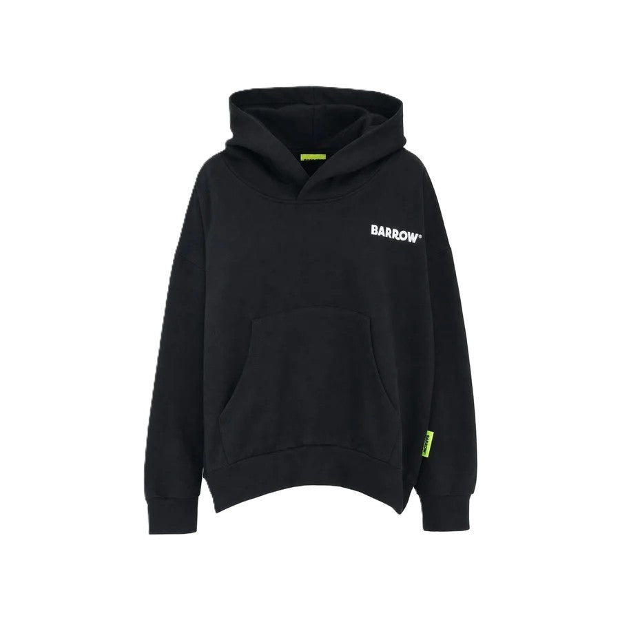 Felpa nera per bambino F6BKJUHS015 110 Barrow Kids 