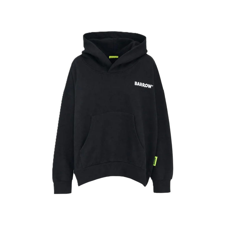 Felpa nera per bambino F6BKJUHS015 110 Barrow Kids 