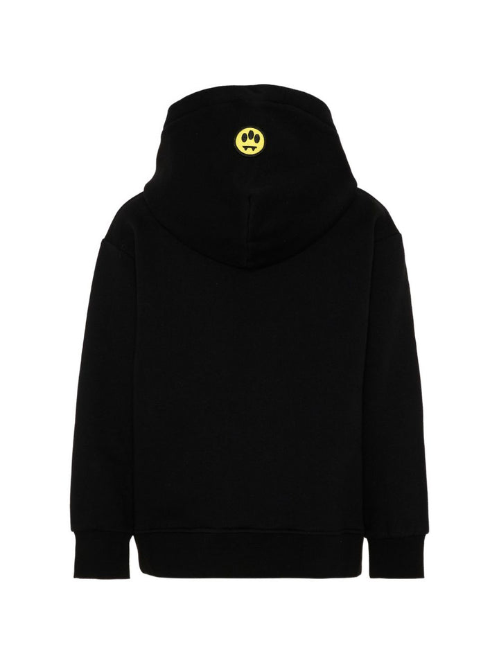 Felpa nera per bambino F6BKJUHS031 110 Barrow Kids 