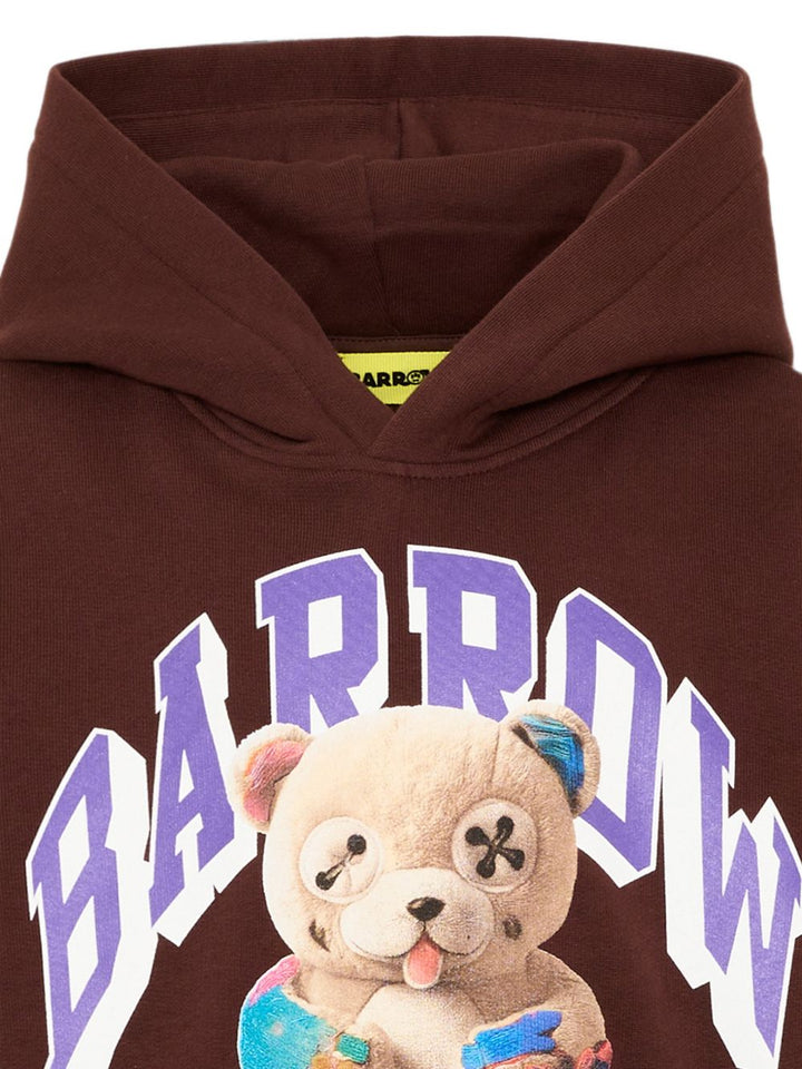 Felpa marrone per bambino F6BKJUHS031 408 Barrow Kids 
