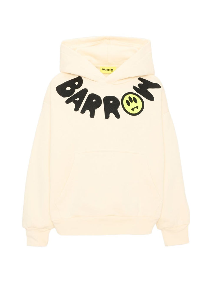 Felpa crema per bambino F6BKJUHS038 013 Barrow Kids 