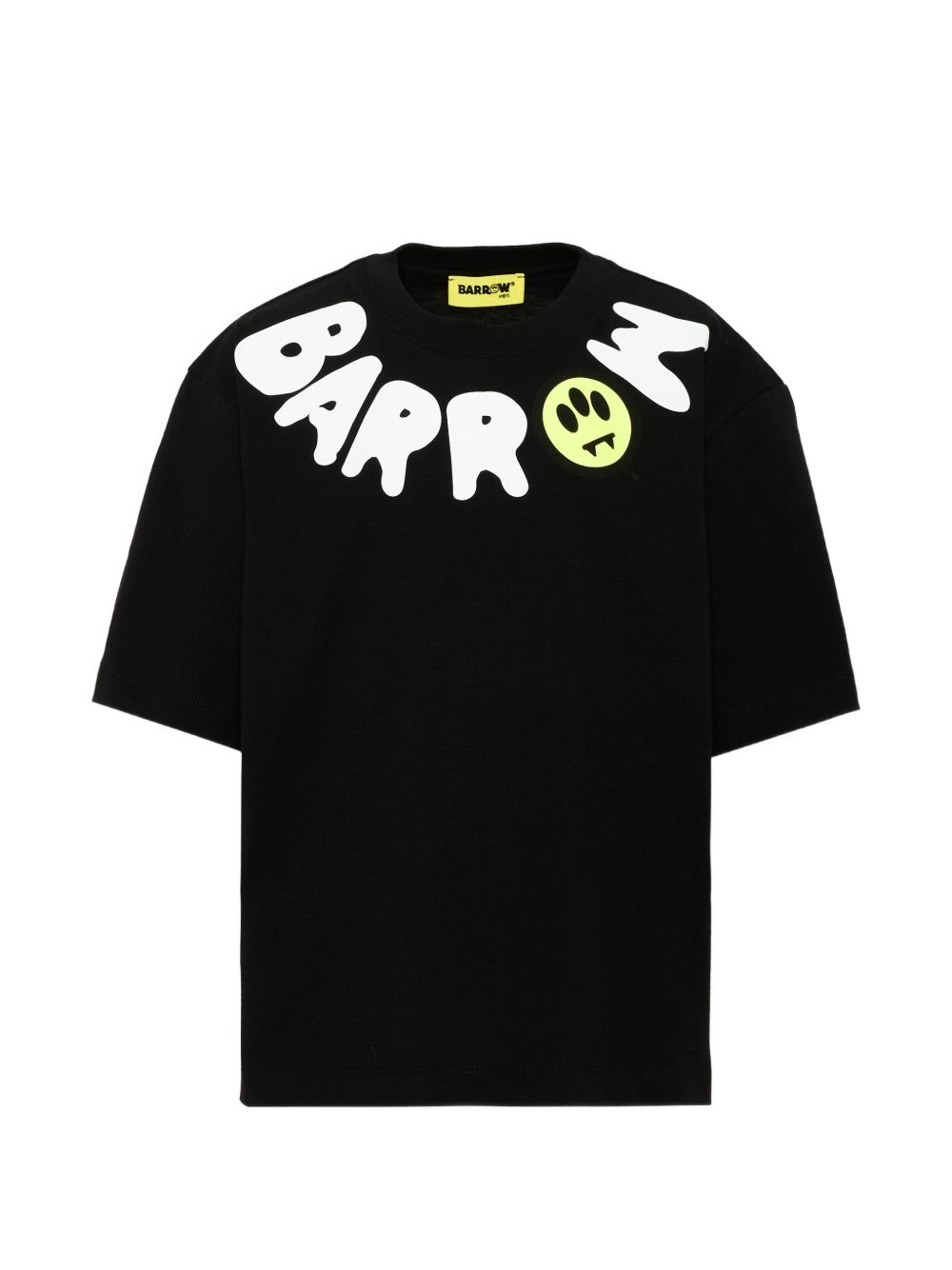 T-shirt nero per bambino F6BKJUTH007 110 Barrow Kids 