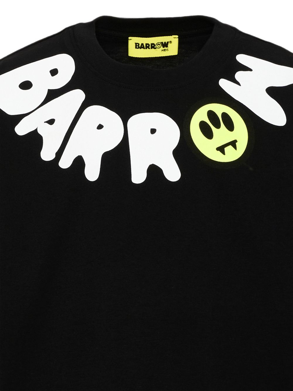 T-shirt nero per bambino F6BKJUTH007 110 Barrow Kids 