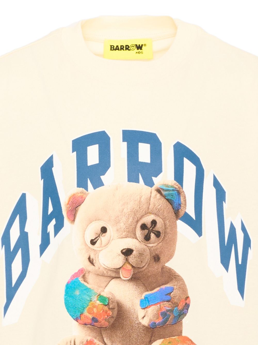 T-shirt crema per bambino F6BKJUTH027 013 Barrow Kids 