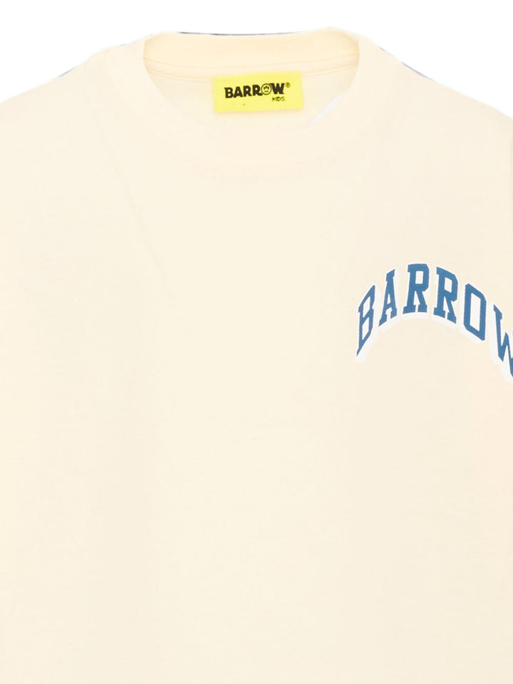T-shirt crema per bambino F6BKJUTH095 013 Barrow Kids 