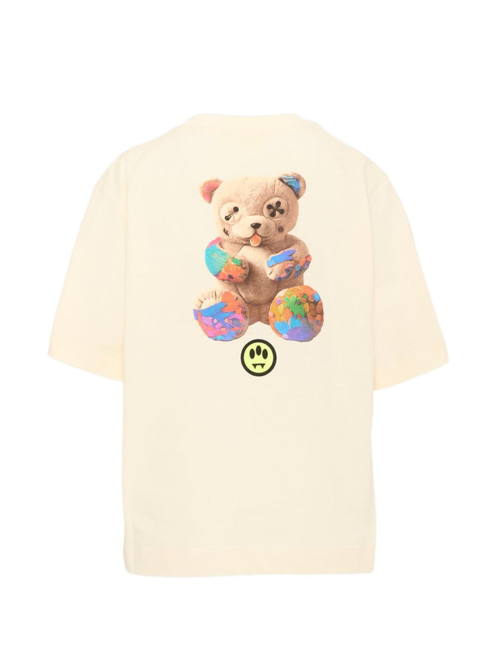 T-shirt crema per bambino F6BKJUTH095 013 Barrow Kids 