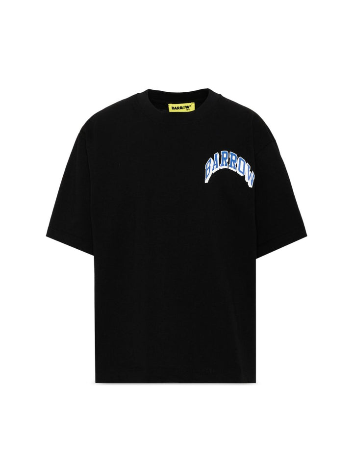 T-shirt nero per bambino F6BKJUTH095 110 Barrow Kids 