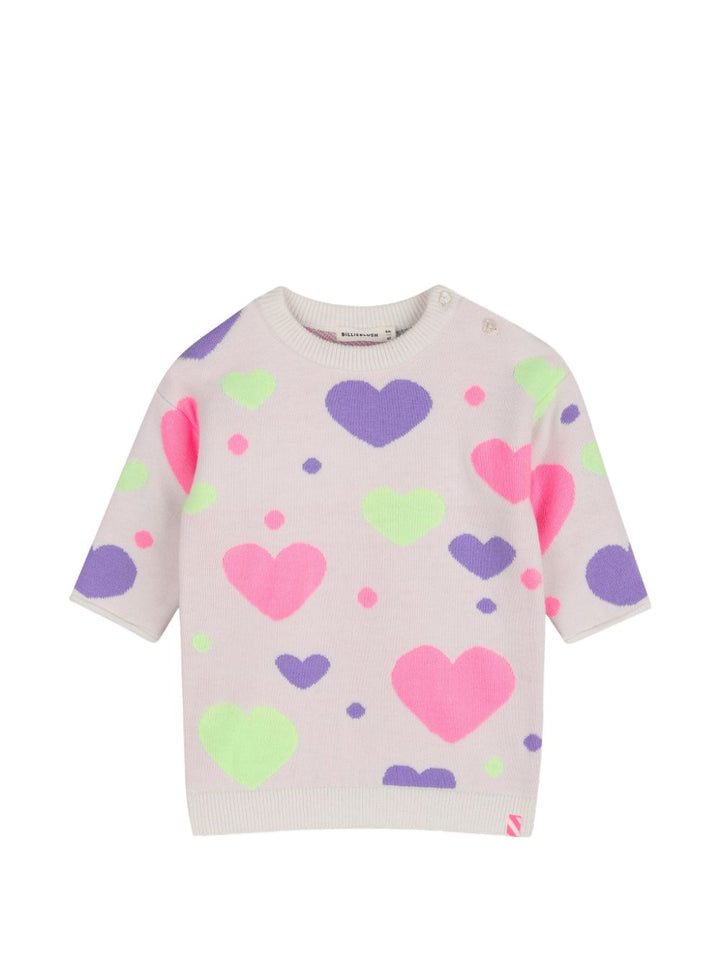 Abito avorio/multicolor per neonata U22237 121 Billieblush 