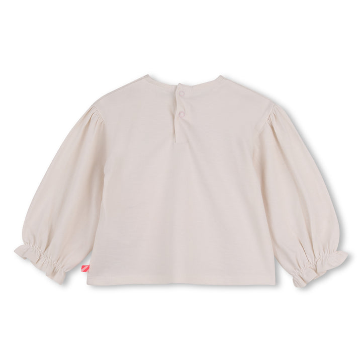 T-shirt avorio per neonata U22242 121 Billieblush 