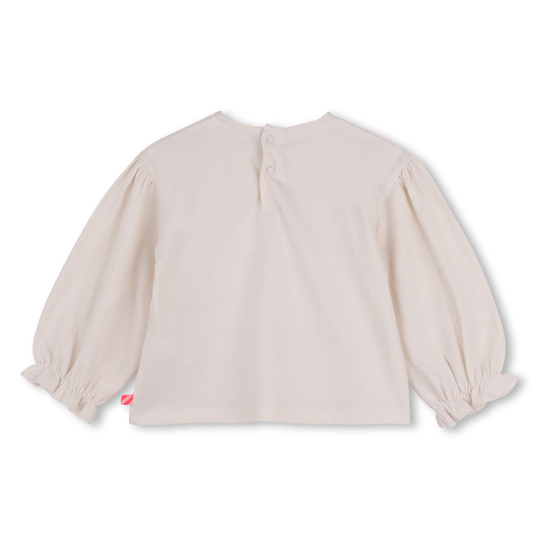 T-shirt avorio per neonata U22242 121 Billieblush 
