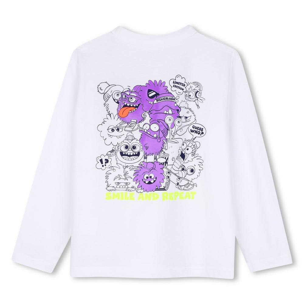 T-shirt bianco per bambina U22293 10P Billieblush 