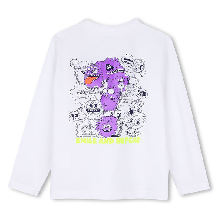 T-shirt bianco per bambina U22293 10P Billieblush 
