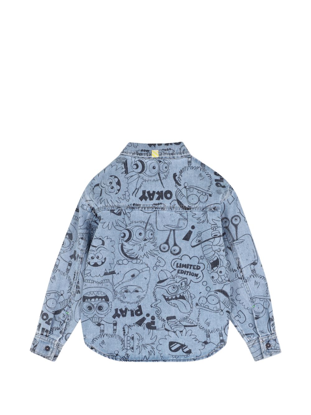 Camicia blu per bambino U22305 Z18 Billieblush 