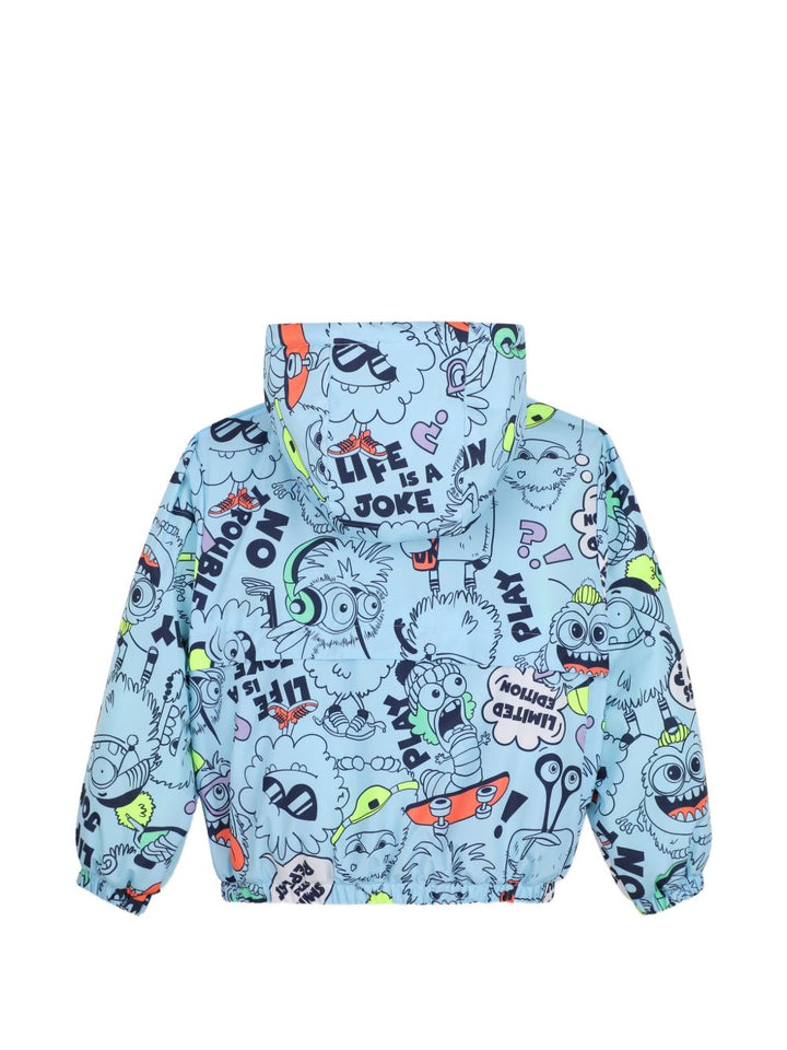 Giubbotto turchese per bambino U22335 78R Billieblush 