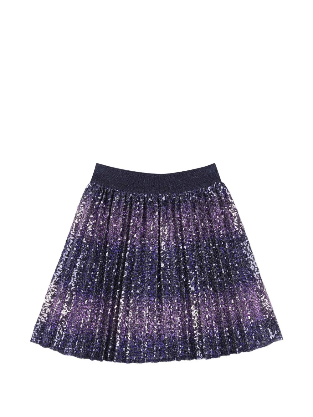Gonna marine/viola per bambina U22360 85T Billieblush 