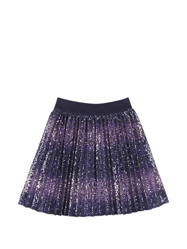 Gonna marine/viola per bambina U22360 85T Billieblush 