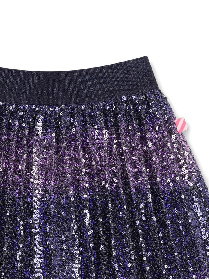 Gonna marine/viola per bambina U22360 85T Billieblush 