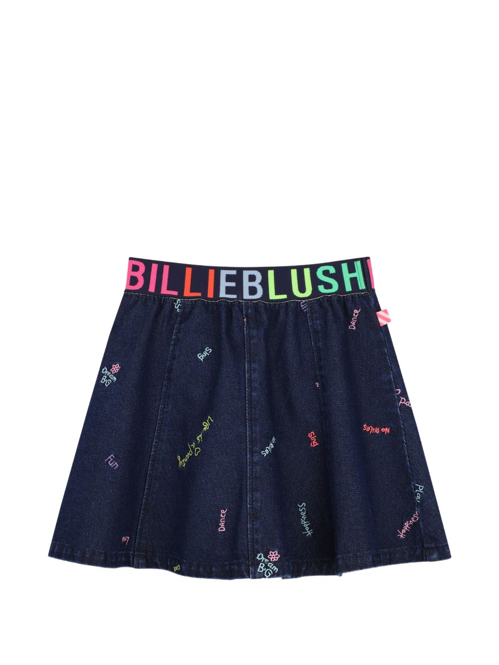 Gonna denim oscuro/multicolor per bambina U22361 Z10 Billieblush 
