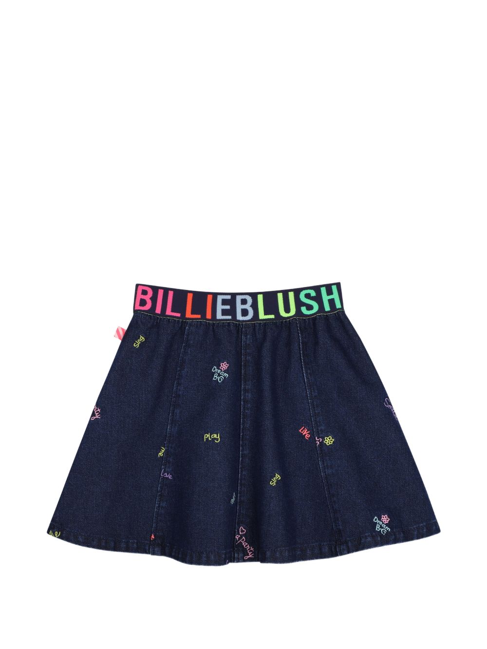Gonna denim oscuro/multicolor per bambina U22361 Z10 Billieblush 