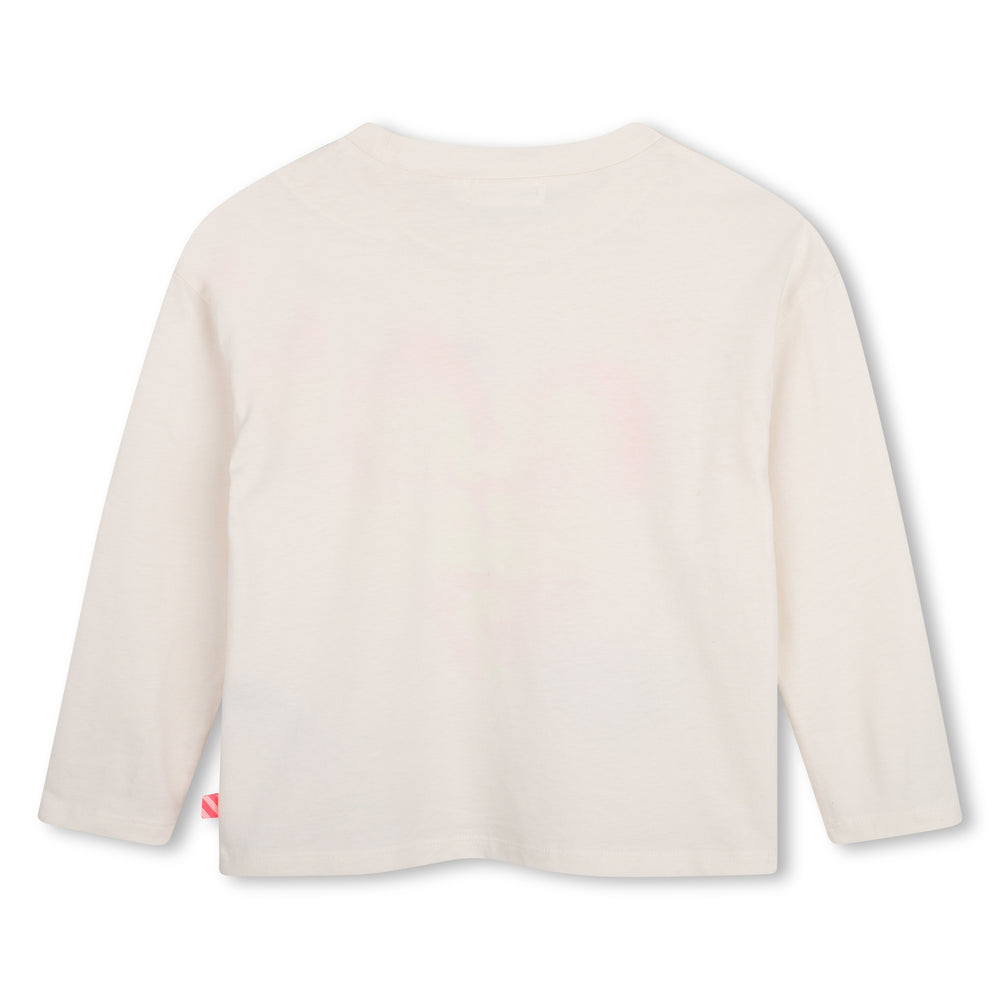 T-shirt avorio per bambina U22379 121 Billieblush 