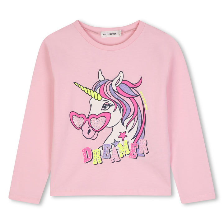 T-shirt rosa per bambina U22384 467 Billieblush 