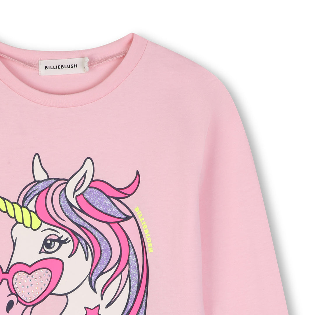 T-shirt rosa per bambina U22384 467 Billieblush 
