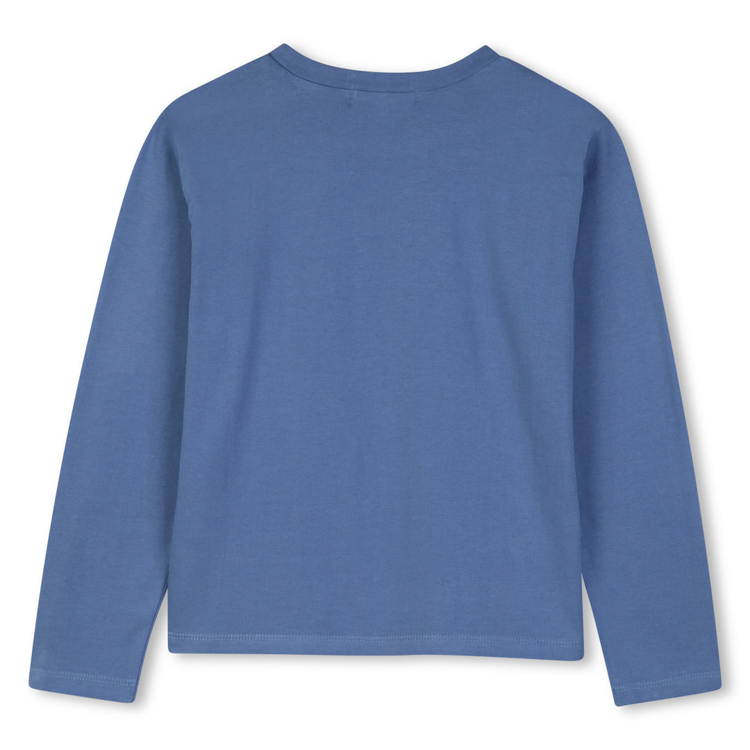 T-shirt blu per bambina U22384 81U Billieblush 