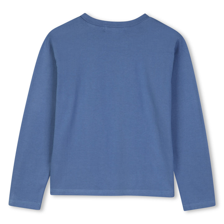 T-shirt blu per bambina U22384 81U Billieblush 