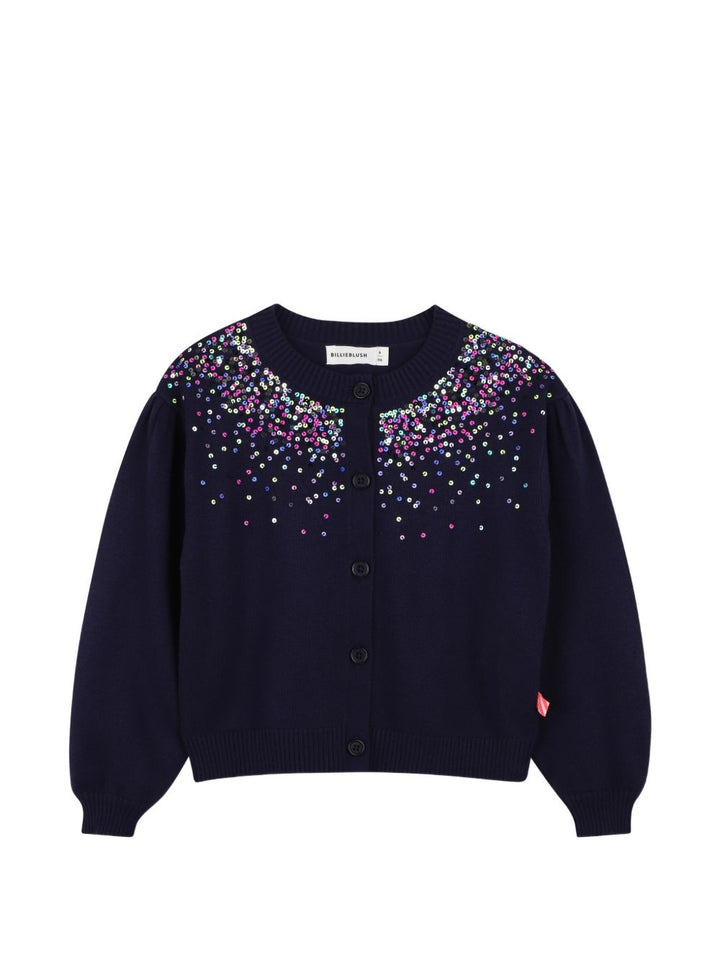 Cardigan marine per bambina U22394 85T Billieblush 