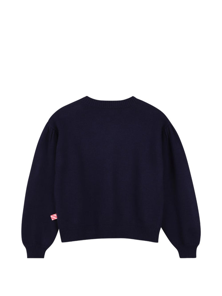 Cardigan marine per bambina U22394 85T Billieblush 