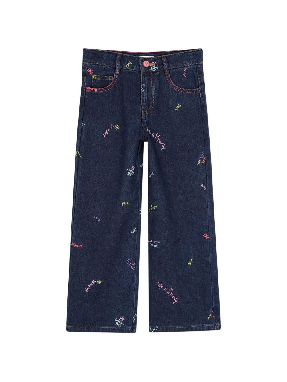 Jeans denim scuro per bambina U22417 Z10 Billieblush 