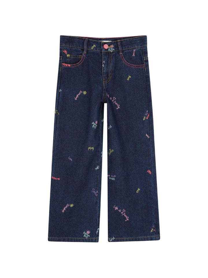 Jeans denim scuro per bambina U22417 Z10 Billieblush 