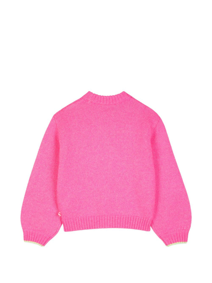 Maglione fucsia per bambina U22467 47A Billieblush 