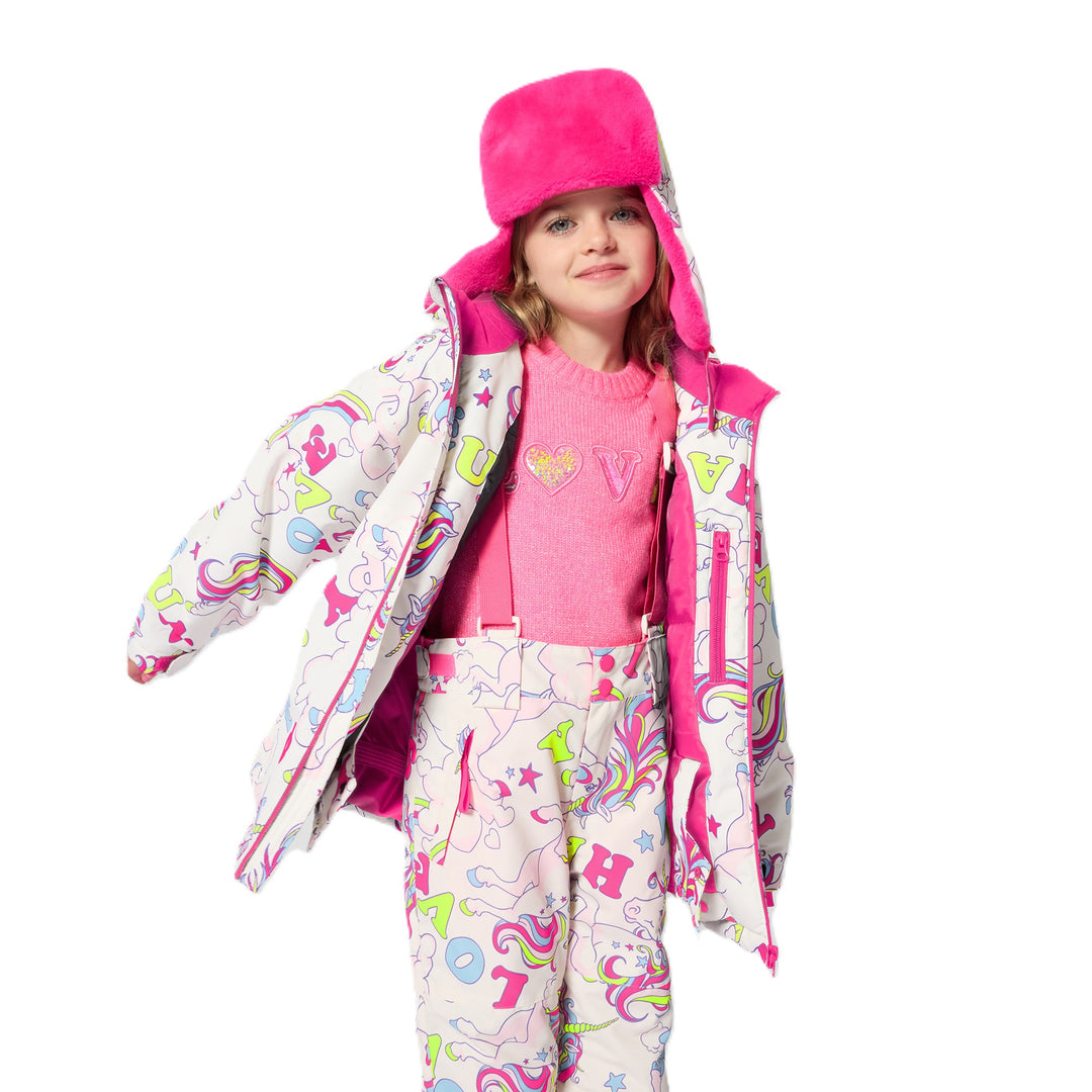 Maglione fucsia per bambina U22467 47A Billieblush 