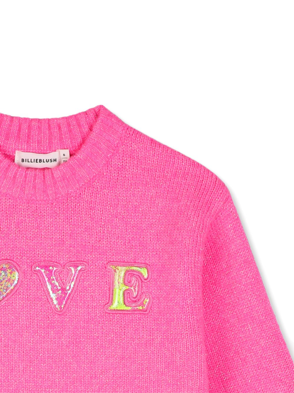 Maglione fucsia per bambina U22467 47A Billieblush 