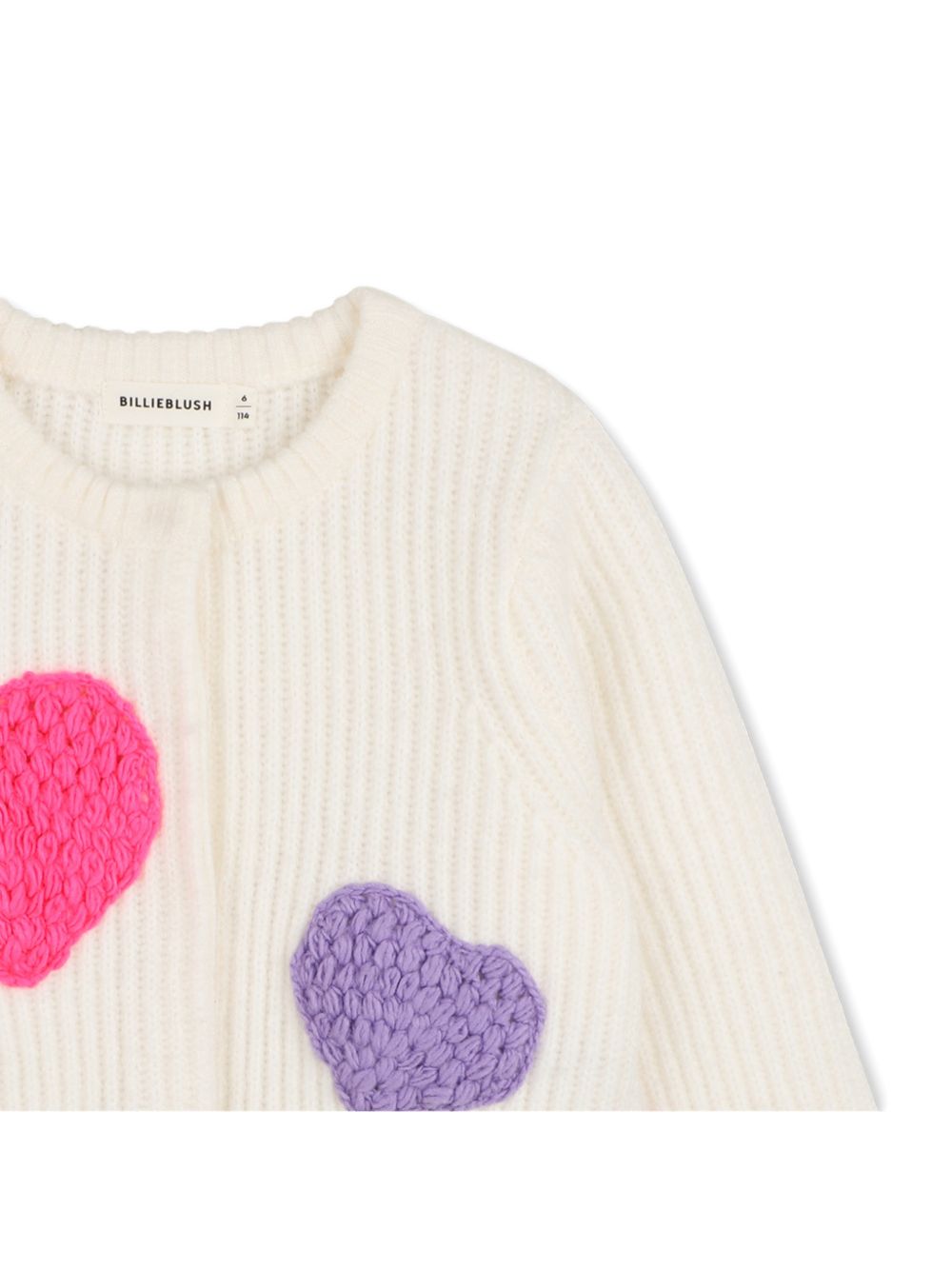 Cardigan avorio/multicolor per bambina U22473 121 Billieblush 