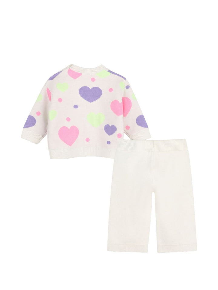 Completo avorio/multicolor per neonata U22611 121 Billieblush 