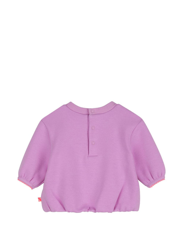 Completo sportivo viola per neonata U22623 929 Billieblush 