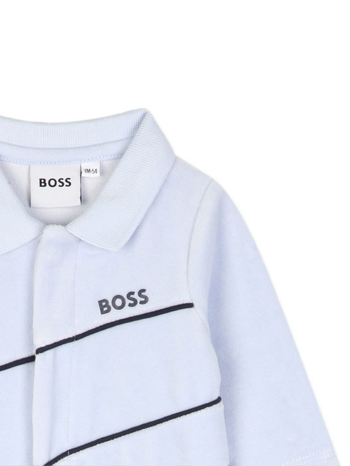 Tutina blu cielo per neonato J53288 771 Boss Kids 