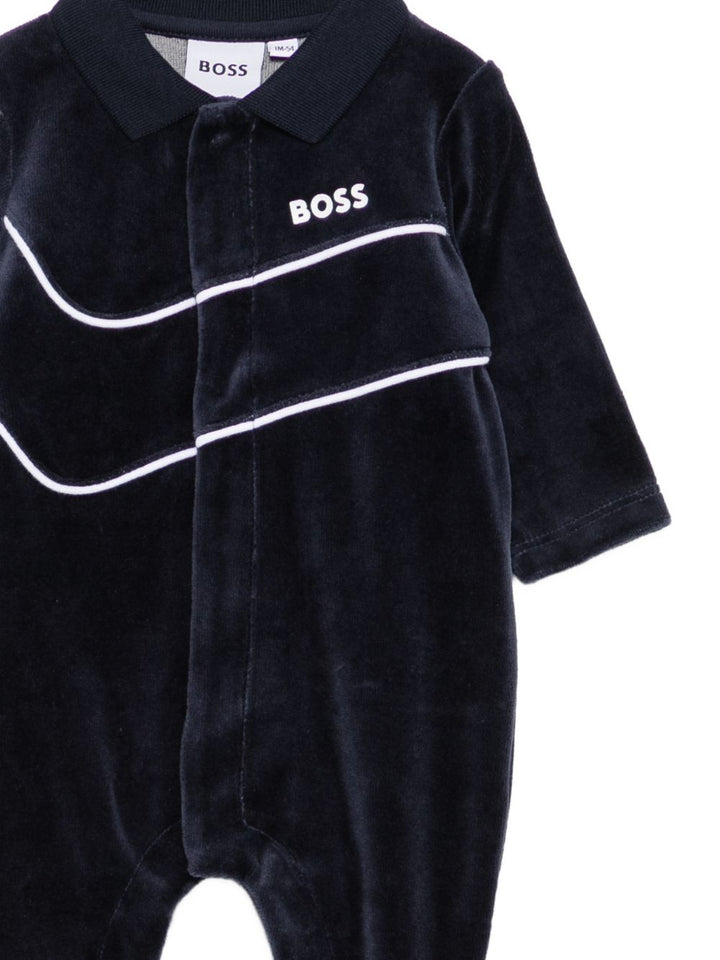 Tutina blu navy per neonato J53288 849 Boss Kids 