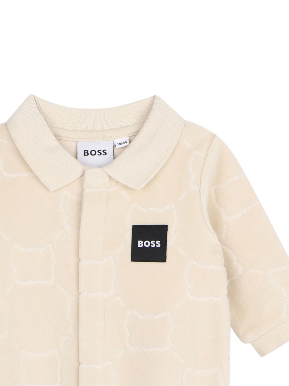Tutina beige per neonato J53290 21K Boss Kids 