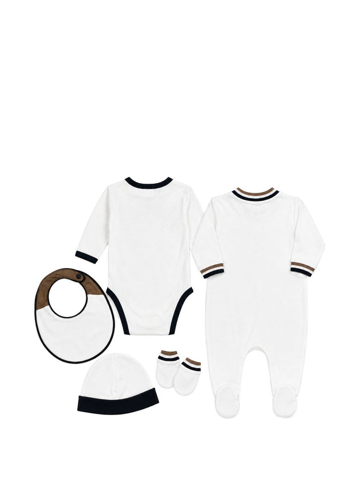 Kit Tutine bianca per neonato J53293 10P Boss Kids 