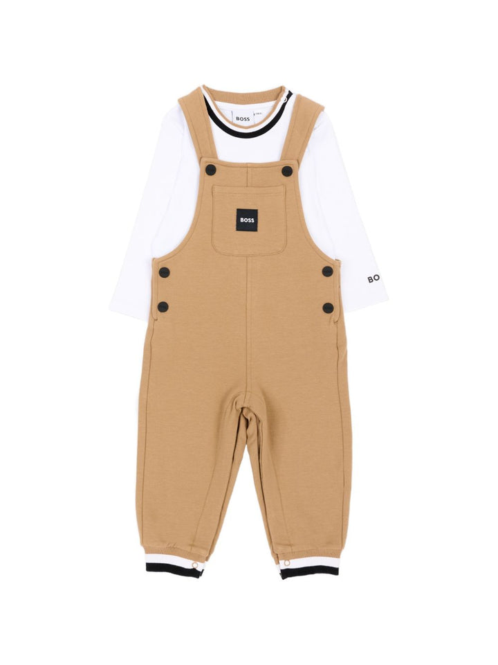 Completo biscotto/bianco per neonato J53301 269 Boss Kids 