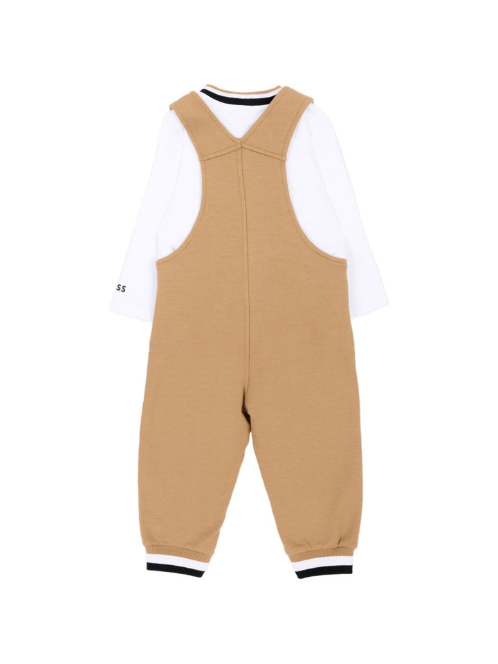 Completo biscotto/bianco per neonato J53301 269 Boss Kids 
