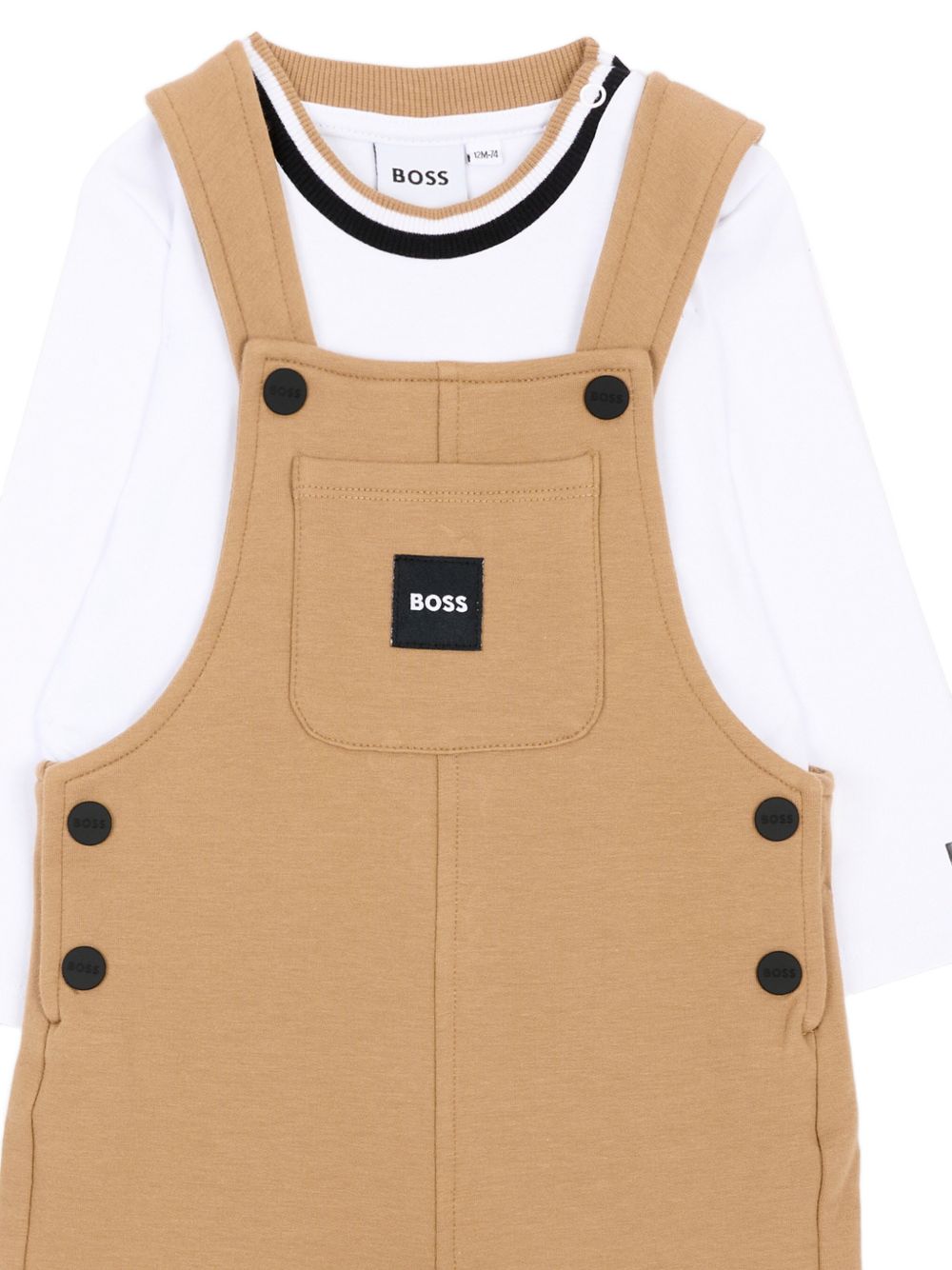 Completo biscotto/bianco per neonato J53301 269 Boss Kids 