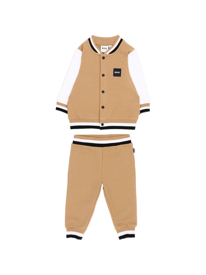 Completo biscotto/bianco per neonato J53305 269 Boss Kids 