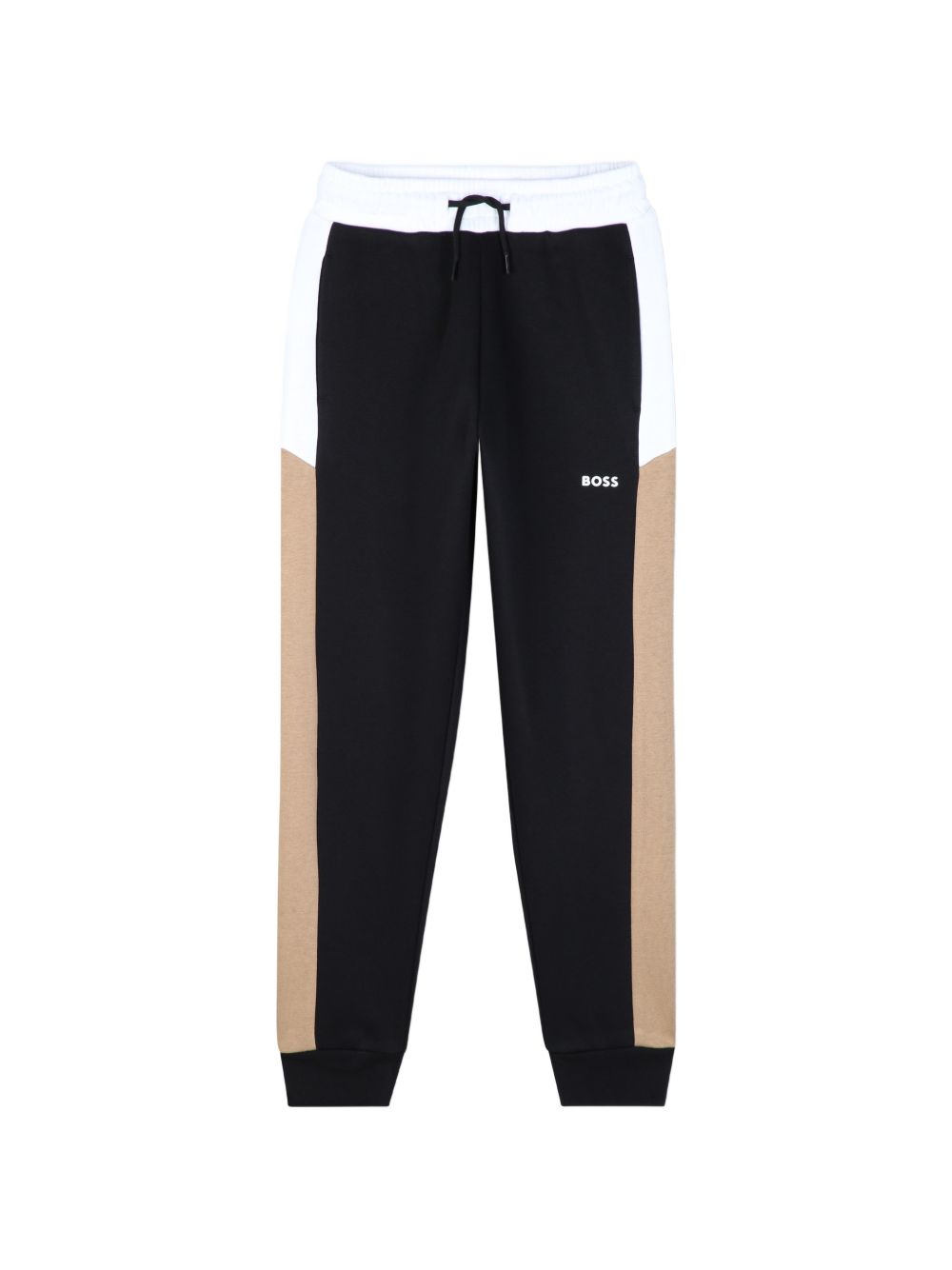 Pantalone nero/biscotto/bianco per bambino J53341 09B Boss Kids 